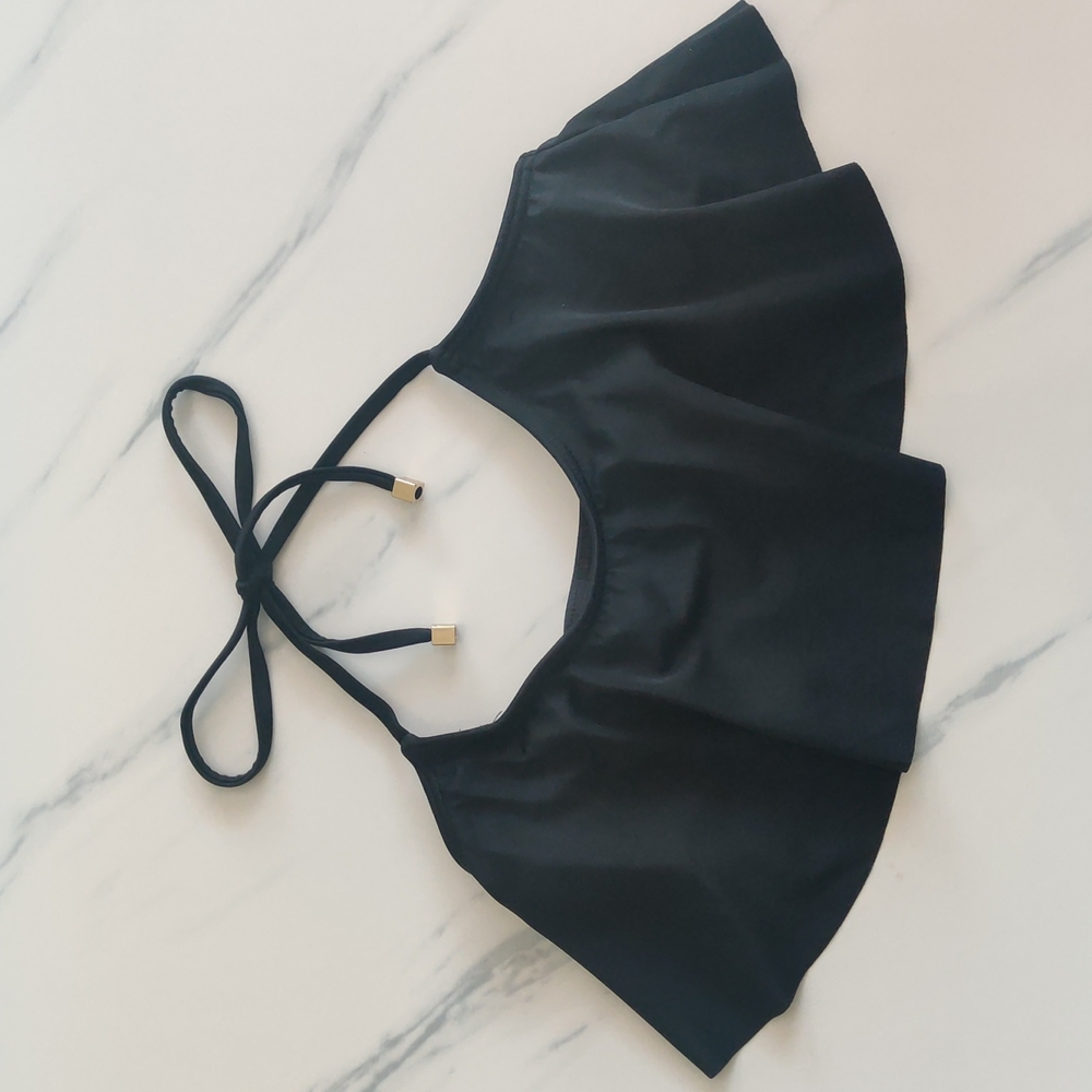 Topshop flounce bikini top